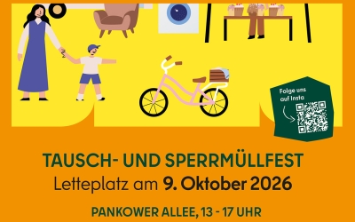 Tausch- und Sperrmüllfest auf dem Letteplatz